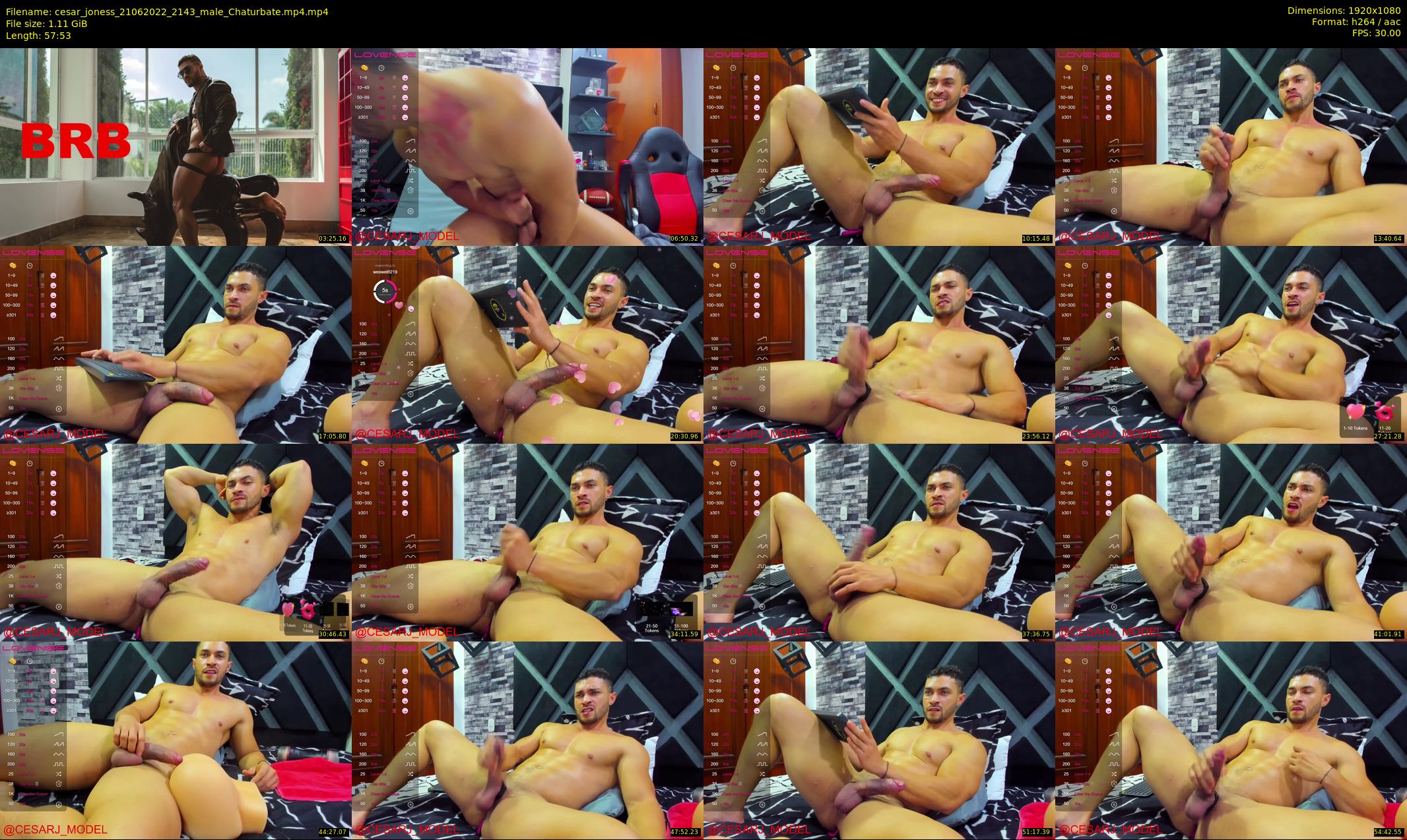 cesar_joness — Chaturbate Male cam image, 2132×1274, Jun 21, 2022