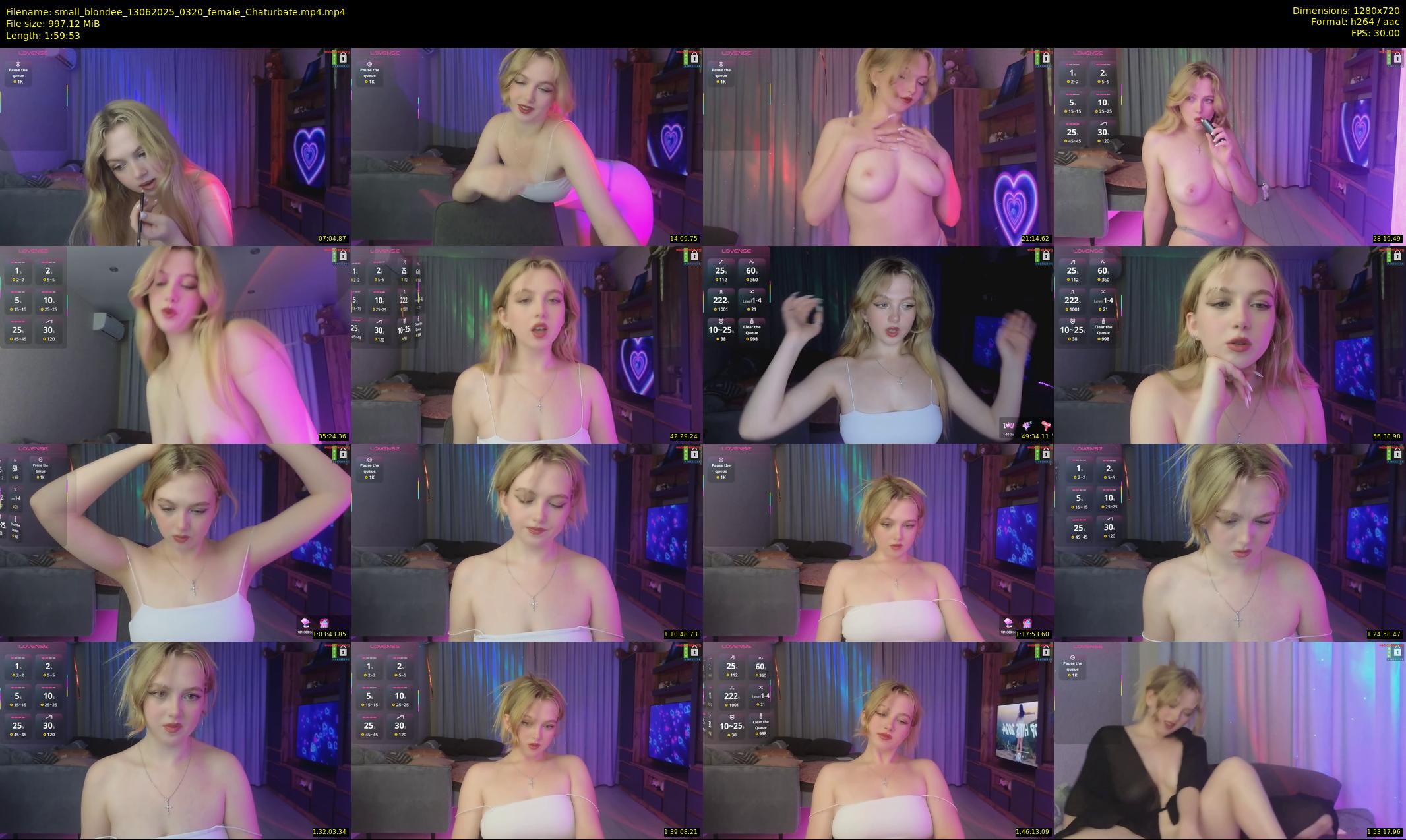 small_blondee — Chaturbate Female cam image, 2132×1274, Jun 12, 2025