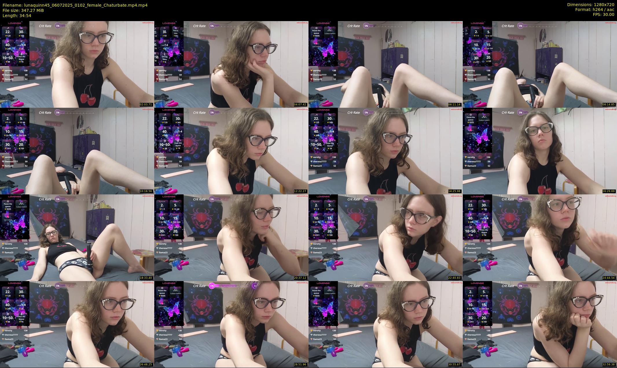 lunaquinn45 — Chaturbate Female cam image, 2132×1274, Jul 5, 2025